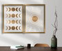 Wallity Set de 2 Pinturas Decorativas Enmarcadas en MDF 38x53 cm